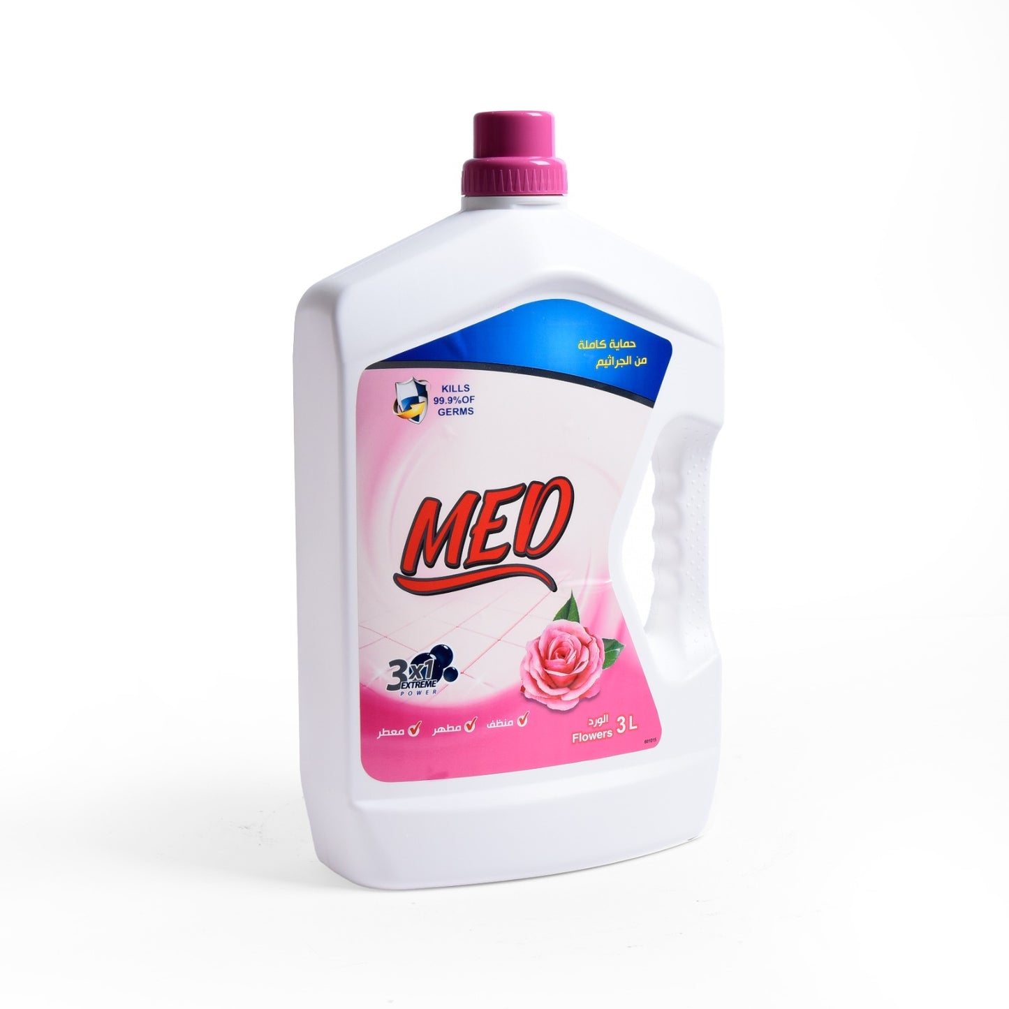 مطهر ارضيات مد السعودي 3 لتر مع جل ( ورد)