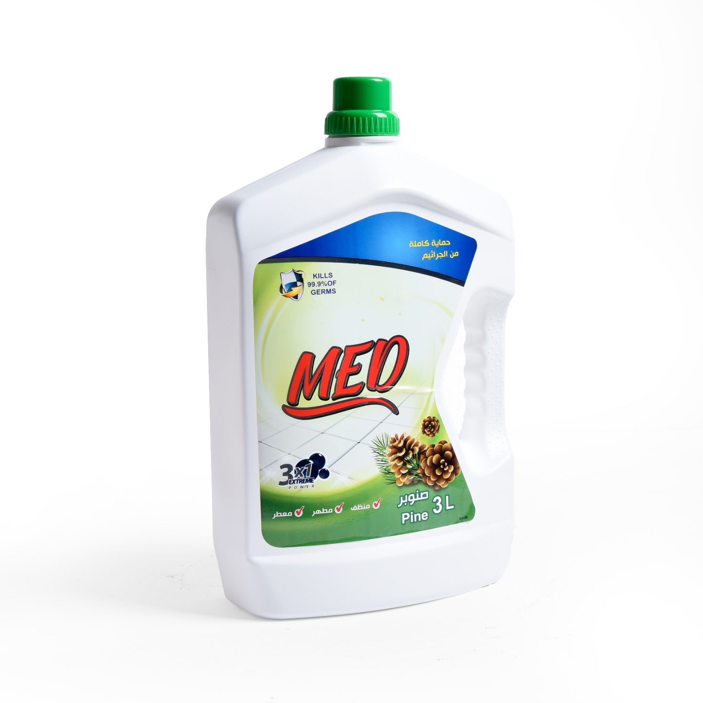 مطهر ارضيات مد السعودي 3 لتر مع جل (صنوبر)