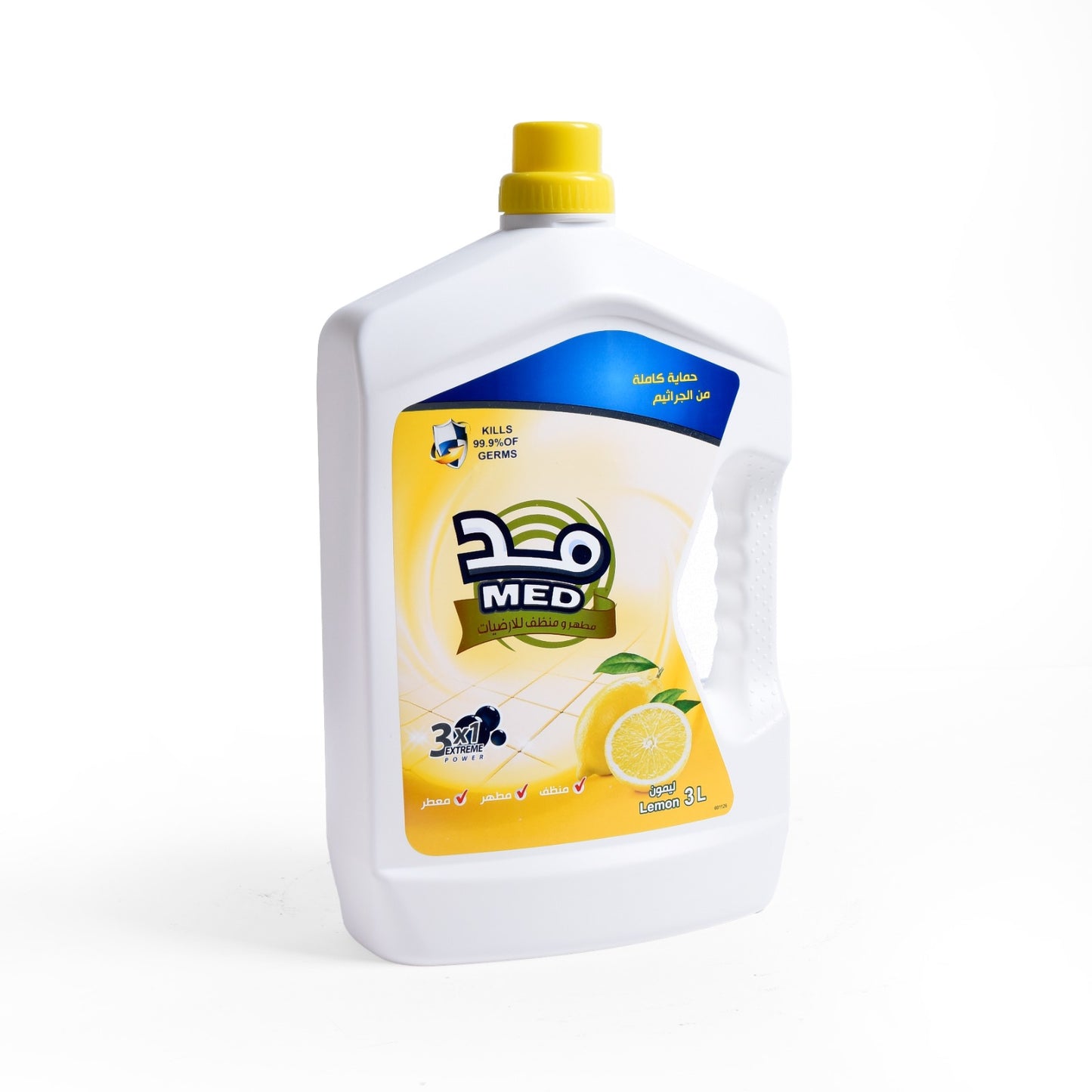 مطهر ارضيات مد السعودي 3 لتر مع جل (ليمون)