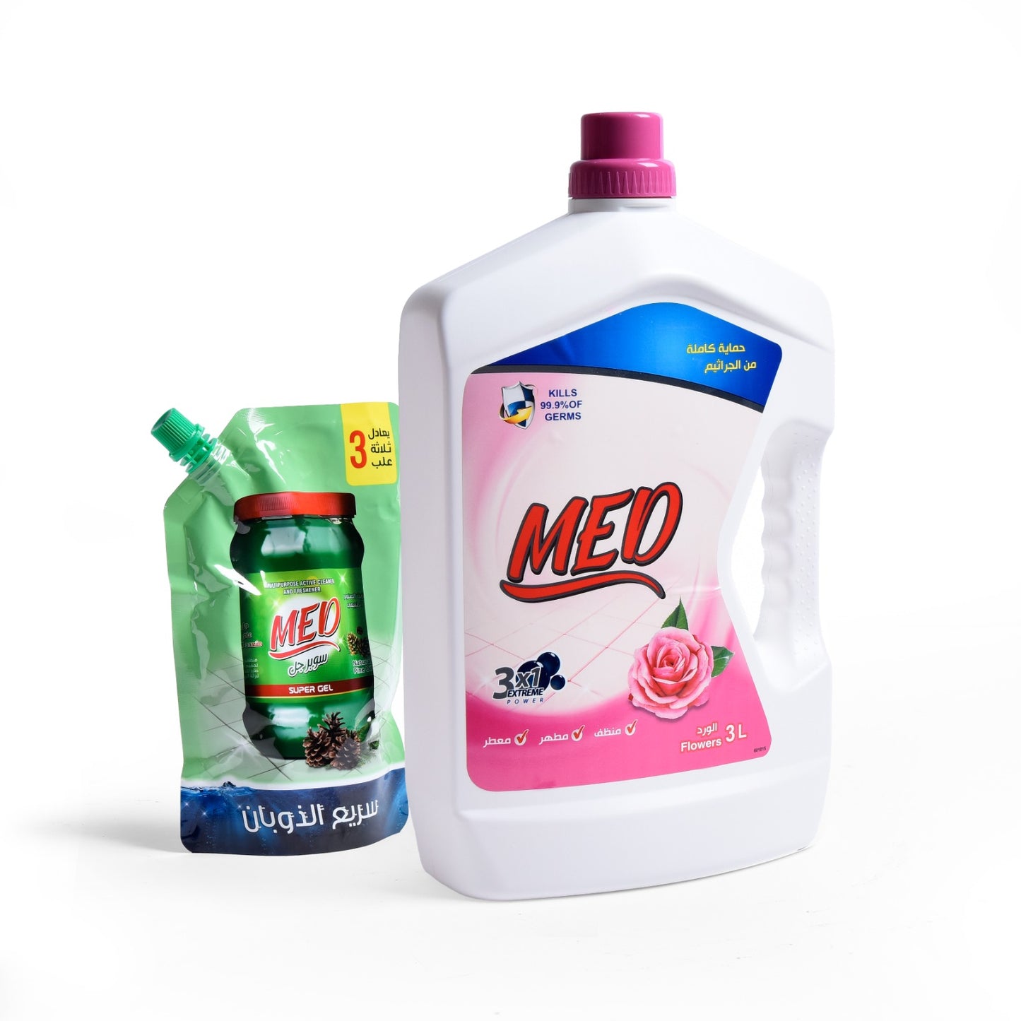 مطهر ارضيات مد السعودي  3 لتر مع جل ( ورد)