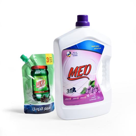 مطهر ارضيات مد السعودي  3 لتر مع جل ( لافندر)