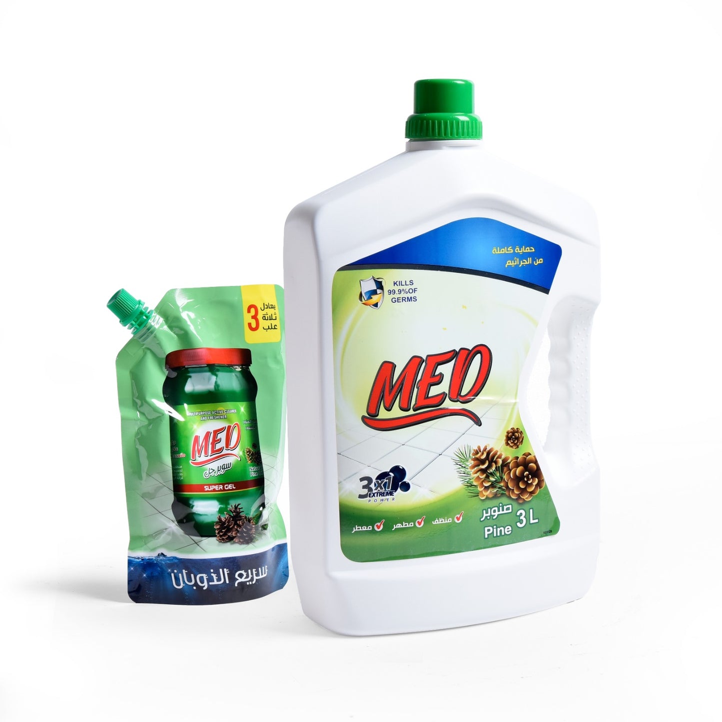 مطهر ارضيات مد السعودي  3 لتر مع جل (صنوبر)
